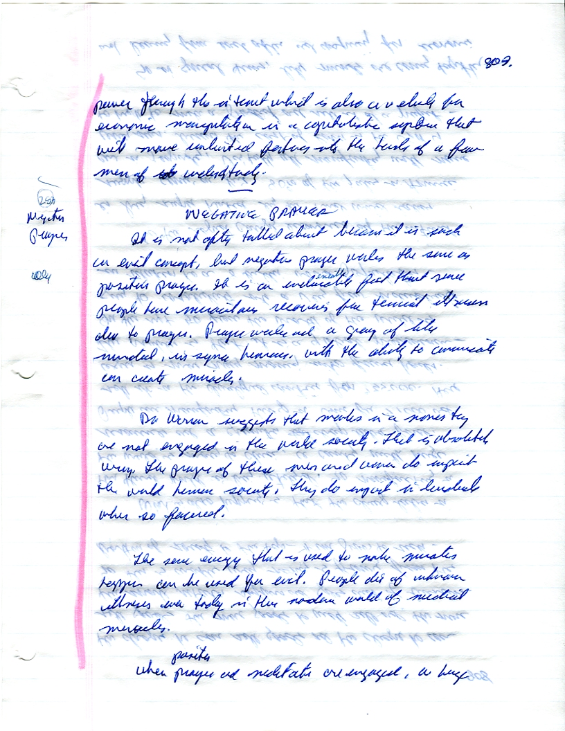 Dr John WorldPeace 2008 Prison Journal